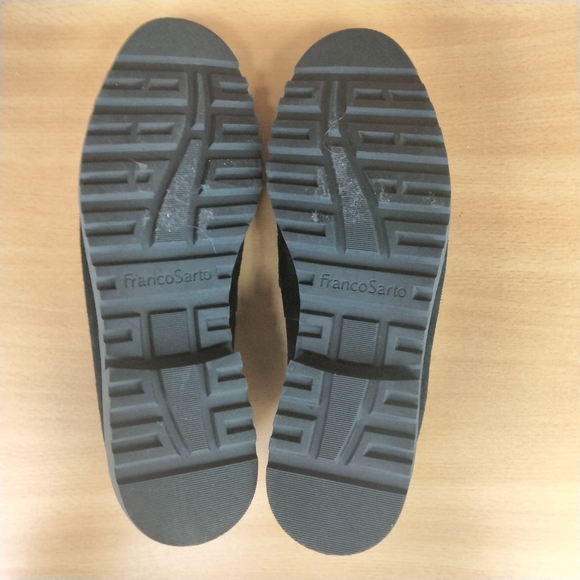NWOT Franco Sarto Carol 3 Genuine Suede Loafers in Black Sz. 9.5 - Picture 11 of 13